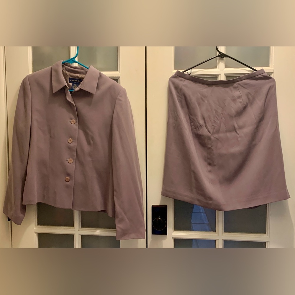 2 piece Charter Club petite skirt suit